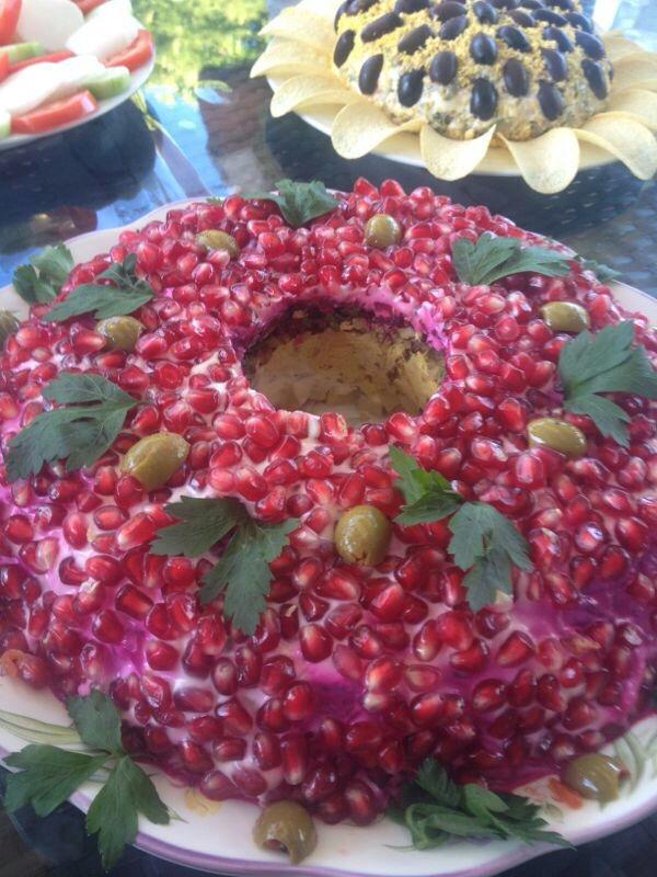 Armenian Chicken and Pomegranate Salad